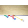 1aTTack.de Câble Réseau Cat6 Cat 6 Plat Flat Slim - 5X 3,0m - RJ45 Ethernet LAN DSL Routeur Modem - 5 Couleurs