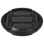 vhbw Bouchon d'objectif 72 mm Compatible avec Canon EF-S 18-200 mm 3.5-5.6 is Appareil Photo - Plastique, Noir, avec Ouverture i
