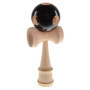 Ganzoo Kendama en Bois de hêtre véritable, Model Beginner Black, Japonais Jeu d'adresse