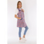 Tablier court sans manches pour femme - En polyester et coton coloré - Pour femme - Multicolore - 44