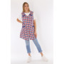 Tablier court sans manches pour femme - En polyester et coton coloré - Pour femme - Multicolore - 44