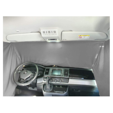 BREMER SITZBEZÜGE Rideau de Protection Solaire pour Pare-Brise, Camping, Cabine de conducteur, Rideau Compatible avec VW T5 T6 T