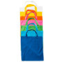 notrash2003 7 morceaux de sac shopping en coton, sac en tissu, sac shopper avec poignées courtes en différentes. Couleurs