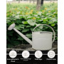 LIVLIG Arrosoir zinc 5 litres Arrosoir de jardin en métal Arrosoir pour intérieur et extérieur Arrosoir vintage avec bec amovibl