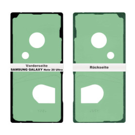 IS-TECK Couvercle de batterie adhésif compatible avec Samsung Galaxy Note 20 Ultra adhésif Bande de protection arrière