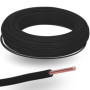 Kalitec H07V-U 1 x 2,5 mm² noir I Fil simple en PVC ignifuge 2,5 mm² toron rigide en cuivre I 450/750 V I Câble de câblage monof