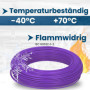 Kalitec H07V-U 1 x 2,5 mm² Violet I Fil simple en PVC ignifuge 2,5 mm² Toron rigide en cuivre I 450/750 V I Câble de câblage mon