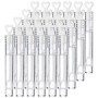 24 x tube à bulles de mariage avec poignée en forme de cœur - Tubes remplis