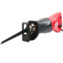 Arebos Scie Sabre Scie a Bois électrique | 750 W | Noir | Rouge | 130 mm | en Bois et en Métal | Patin de Guidage Réglable