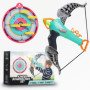 Bogenkönig 20 flèches et arcs pour enfants avec ventouse, 1 arc, 1 cible et 2 brassards | Jouet intérieur et extérieur pour enfa