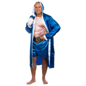 Brandsseller Costume de boxer pour homme Bleu Taille unique