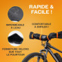 WHEELOO Housse de guidon Ebike Protection de transport I imperméable & robuste I Couverture de vélo pour porte-bagages arrière I