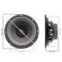 Sound-way - Haut-parleurs Pair d'enceintes bicone 16,5 cm Speakers pour Voiture Universel de 120 Watts