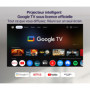 vidéoprojecteur Intelligent AllPlay avec Google TV, Full HD 1080p, WiFi et Bluetooth, Mise au Point Automatique, Correction trap