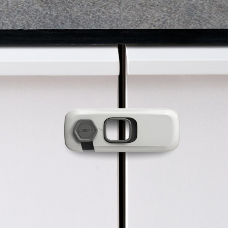 Heart of Tafiti 5 Pièces Serrure de Sécurité Enfants Mise à Niveau à 360 Degrés, Verrous de réfrigérateur à l'épreuve des enfant