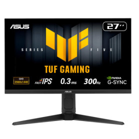 ASUS TUF Gaming Series 5 - VG27AQML5A Gaming Moniteur – 27-inch QHD Fast-IPS, 300Hz, 0.3ms, G-Sync®, AMD FreeSync™ Premium, Disp