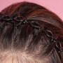 Épingle à cheveux Tomedeks à double frange, accessoires pour cheveux à bandeau double torsadé, convient aux mariages, danses, fê