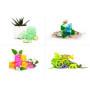 1kg Base de savon de glycérine transparent «Aloe Vera». Soap base with Aloe Vera clear SLS free