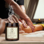 Bougie de Massage Vanille 100g - Bougie de Cire de Soja - Bougie aux Huiles de Noix de Coco et d'Amande - Oléorésine de Vanille 