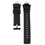 ENET 16mm Bracelet de Montre en Caoutchouc Étanche Bracelet de Montre de Montre Remplacement Compatible avec Casio GLX GA-200 GA
