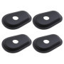 4pcs Entretoises d'adaptateur de Clignotant de Moto Avant Arrière Noir Compatible pour MT-07 FZ-07 MT-09 FZ-09 MT-10 ZX6R ZX7R Z