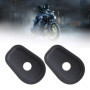 4pcs Entretoises d'adaptateur de Clignotant de Moto Avant Arrière Noir Compatible pour MT-07 FZ-07 MT-09 FZ-09 MT-10 ZX6R ZX7R Z