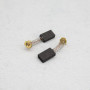 Lot de 2 paires de balais de carbone universels 20 x 12 x 6 mm pour meuleuses d'angle moteur électrique