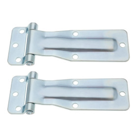 OTOTEC 2 Pièces Charnières en Acier de Voiture Matériel de Charnières Robuste Adapté à La Porte Arrière de Grange Camion Camion 