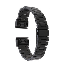 Bracelet de rechange compatible avec Garmin Fenix 7X Sapphire Solar / Fenix 7X Solar Tactix 7 Pro en acier inoxydable 130-235 mm