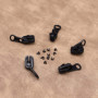 YINETTECH 10pcs Fermetures à Glissière 5# Remplacement Réversible Tire Curseurs Fermetures Éclair avec Kit d'arrêt en Forme de U