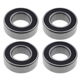 YINETTECH 4pcs 163110-2RS Roulements à Billes à Gorge Profonde Double Roulements à Joint en Caoutchouc en Acier au Carbone pour 