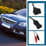 YINETTECH Câble Adaptateur de Diagnostic OBDII OBD2 3 Broches vers 16 Broches pour connecter OBD II 16 Broches Outil de Diagnost