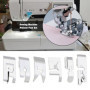 YINETTECH Lot de 12pcs Pieds Presseurs Universels pour Machine ¨¤ Coudre Brother Compatible avec Janome Compatible avec Singer C