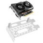 YINETTECH Support discret 8 cm compatible avec carte graphique ZOTAC GTX1050 GTX1050Ti GTX1650 LP