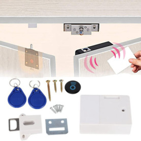 Tiamu Verrou de placard à induction , Capteur Keyless Digital Hidden Cabinet, Ouverture intelligente Digital Hidden Cabinet, DIY