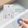 Tiamu Verrou de placard à induction , Capteur Keyless Digital Hidden Cabinet, Ouverture intelligente Digital Hidden Cabinet, DIY