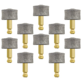 VGOL 10pcs Tête de Broyeur à Ongles pour Chien Remplacement Embouts de Broyeur à Ongles pour Animaux de Compagnie Tête de Meulag
