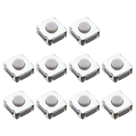 VGOL 10pcs Boutons de Porte-clés à Distance Remplacement Compatible avec Renault Clio Kangoo Megane Modus Twingo Traffic Master 