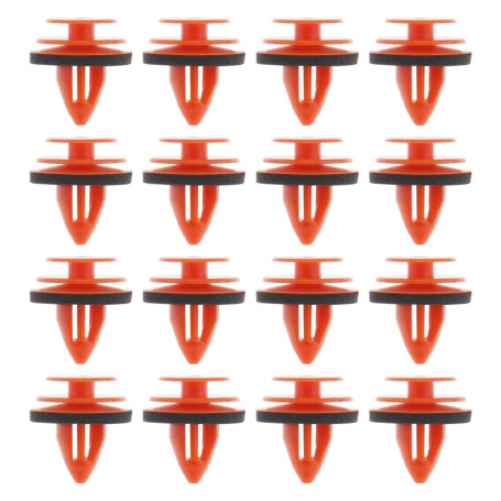 VGOL 40pcs Clips de Panneau de Garniture de Porte avec Scellant 80999VE000 Compatible avec 350Z Almera Tino Micra Navara Primera