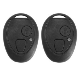 VGOL Lot de 2 Coques de clé à Distance à 2 Boutons compatibles avec Rover 75 MG ZT compatibles avec Land Rover Discovery télécom