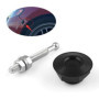 Tagtight Lot de 6 Aluminium Vehicle Hood Pins-Quick Release Lock Loquet Bumper, License Plate Lock Clip, Push Button Bonnet