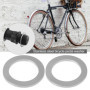 eMagTech 4 Pièces Rondelles de Pédale de Vélo 1,5mm d'épaisseur Rondelles de Pédale en Acier Inoxydable 304 pour Axes de Pédale 