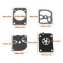 eMagTech Kit de Reconstruction de Diaphragme de Joint de Carburateur 2 Ensembles Compatible avec Les Tronçonneuses Stihl TS410/T