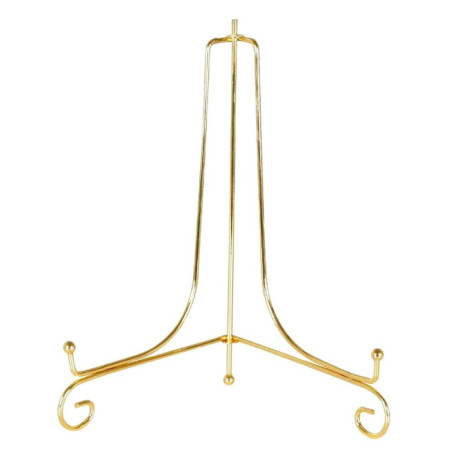 OVNSHVN Présentoir Doré Support Support de Livre Socle Photo Bol Cadre Plat Support D'Assiette Photo Chevalet Décor de Rangement