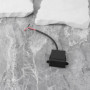 ECSiNG 2 Prises USB pour Chargeur de Voiture avec Cache Anti-poussière 2,4A 12V/24V pour Petit Pont Véhicule Tout-Terrain Campin