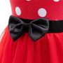 Lito Angels Deguisement Robe Minnie Mouse pour Bebe Filles avec Bandeau Taille 12-18 mois, Rouge