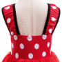 Lito Angels Deguisement Robe Minnie Mouse pour Bebe Filles avec Bandeau Taille 12-18 mois, Rouge