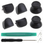 eMagTech 10 Pièces Kit de Remplacement de Contrôleur double Sens Compatible avec PS5 V1 Manettes à Boutons Ressorts Tournevis ou