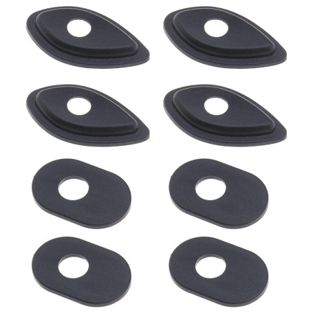 eMagTech Lot de 8 adaptateurs de clignotants avant et arrière pour moto compatibles avec Honda MSX125 MSX125SF CBR600RR CBR900RR