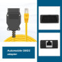 eMagTech Adaptateur de Prise OBD Remplacement Compatible avec BMW série F/série 1/série 3/série 5/série 7 pour Câbles de Données